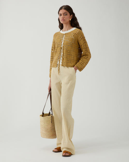Caro Cardigan Organic Cotton Oriente