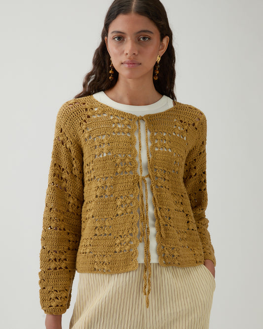 Caro Cardigan Organic Cotton Oriente
