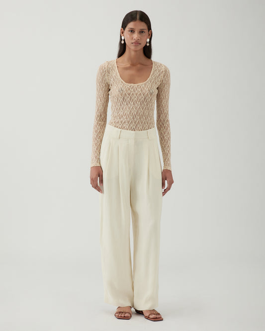 Freya Trousers Viscose Off-White