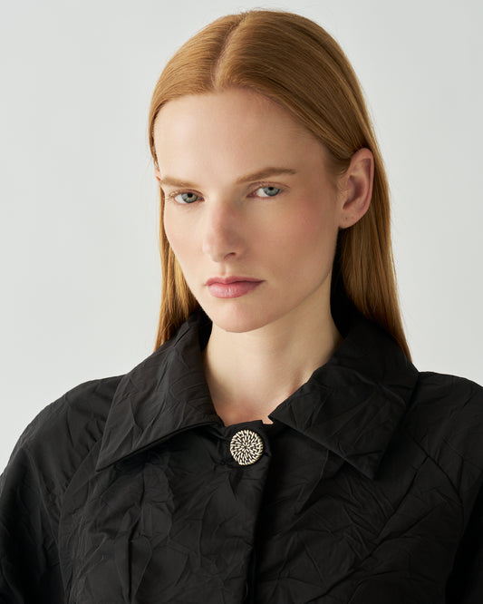 Paola Jacket Cotton Crush Black
