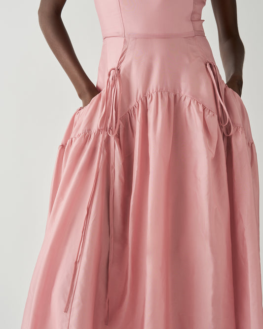 Erica Dress Cupro Pink