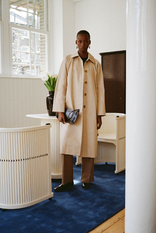 Alice Coat Cotton Twill Irish Cream