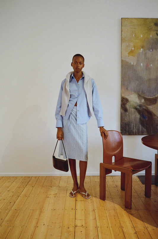 Robyn Shirt Cotton Poplin Blue